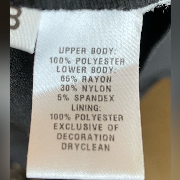 Ann Taylor Loft black and printed blouse top pencil skirt bottom Dress- Size 2P - Picture 7 of 7